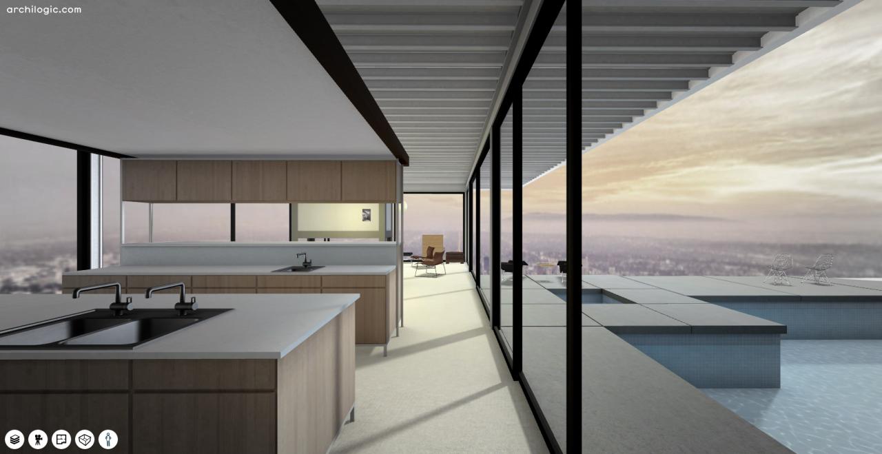 Gallery of A Virtual Look Into Pierre Koenig's Case Study House #22 ...